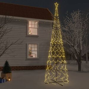 vidaXL Árbol de Navidad cónico 3000 LED blanco cálido 230x800 cm