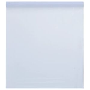 vidaXL Lámina de ventana esmerilada PVC blanco transparente 45x500 cm