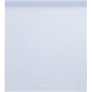 vidaXL Lámina de ventana esmerilada PVC blanco transparente 45x1000 cm