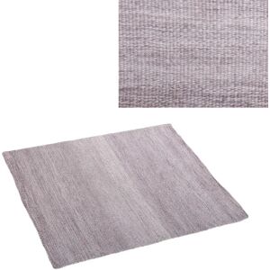 LOLAhome Alfombra sostenible Goa de PET reciclado para salón y exterior beige piedra de 140x200 cm