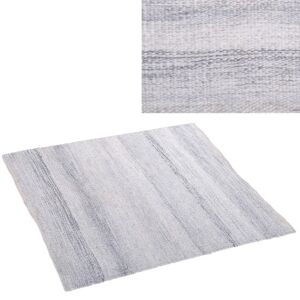 LOLAhome Alfombra sostenible Goa de PET reciclado para salón y exterior gris humo de 270x180 cm