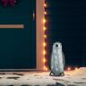 vidaXL Figura de pingüino de acrílico navideño LED 30 cm