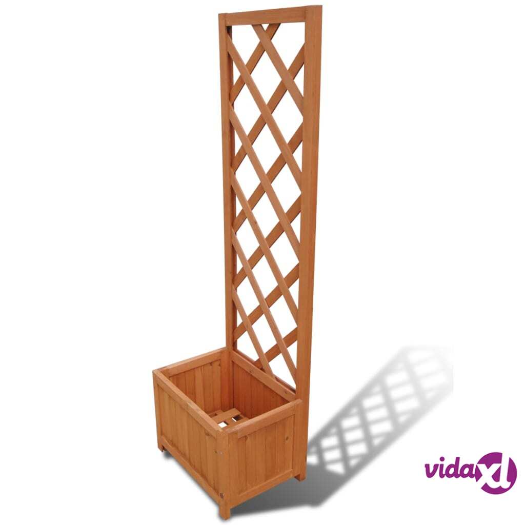 vidaXL Trellis Kukkalaatikko 40 x 30 x 135 cm