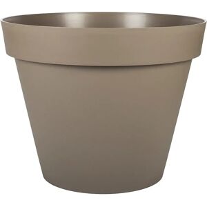 Pot de fleurs rond Toscane d.60cm 76L taupe