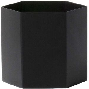 ferm LIVING - Pot Hexagon, grand, noir