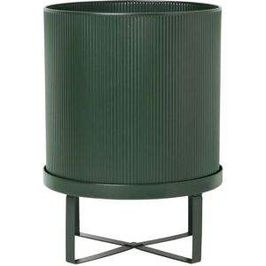 ferm LIVING - Bau Pot à plantes, Ø 28 x H 38 cm, vert foncé