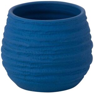 - Cache pot fiesta bleu en céramique 14 cm
