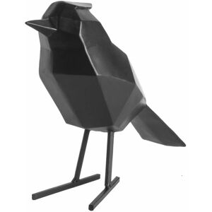 - Statuette déco oiseau Origami - 18 x 9 x 24 - Noir
