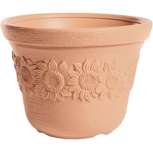 Prosperplast Pot de Fleurs Sunny 8L, Terre Cuite, 35 cm - Terracuite - Publicité