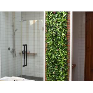 Vente-unique Mur vegetal synthetique vert - pack de 3m² - IKAZ