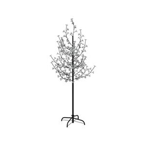 VIDAXL Arbre à LED fleur de cerisier 200 LED Blanc chaud 180 cm