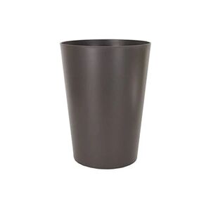 Artevasi Cache pot ou pot de fleur haut rond couleur tendance gris anthracite, Ø 30 cm hauteur 40 cm - Publicité