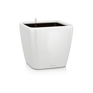 Lechuza Pot Quadro Premium LS 28 - kit complet, blanc brillant 28 cm - Publicité