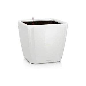 Lechuza Pot Quadro Premium LS 35 - kit complet, blanc brillant 35 cm - Publicité