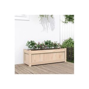 VIDAXL Jardinière d'extérieur 90x31x31 cm bois de pin massif - Publicité