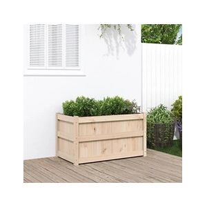 VIDAXL Jardinière d'extérieur 90x50x50 cm bois de pin massif - Publicité