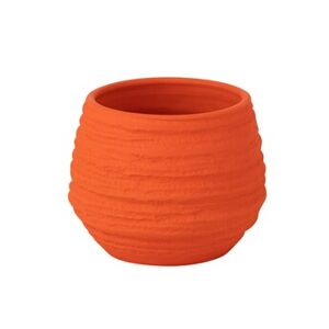 Jolipa Cache pot fiesta orange en céramique 14 cm - Publicité