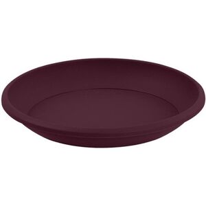 Eda - Soucoupe Ronde Osaka 15cm Pour Pot 20cm - Rouge Bourgogne - Publicité