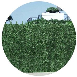 Haie Artificielle 126 Brins Vert Sapin En Rouleau Ultra 1 X 3 M (Lot De 6) - Publicité