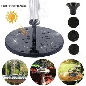 Pompe flottante solaire Fontaine d'eau bain à oiseaux décor de piscine maison jardin fontaine d'eau décoration de cour - Publicité