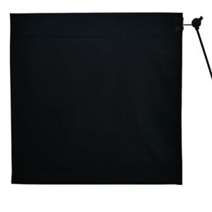 Udengo Drapeau noir uni 122 x 122 cm (48 x 48) avec cadre - Publicité