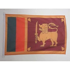 AZ FLAG Drapeau Sri Lanka 90x60cm Drapeau sri lankais 60 x 90 cm Spécial Extérieur Drapeaux - Publicité
