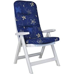 Angerer 1024/089 Exlusivité Coussin de Chaise Haute qualité Korfu, Bleu (Chaise Non Inclus) - Publicité