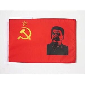 AZ FLAG Drapeau URSS avec Staline 45x30cm PAVILLON Communiste stalinien 30 x 45 cm Haute qualité - Publicité