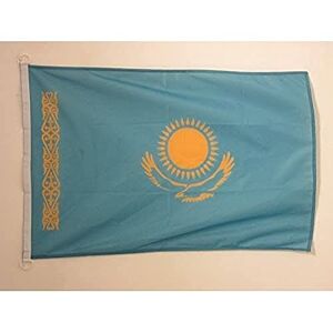 AZ FLAG Drapeau Kazakhstan 90x60cm Drapeau Kazakh 60 x 90 cm Spécial Extérieur Drapeaux - Publicité