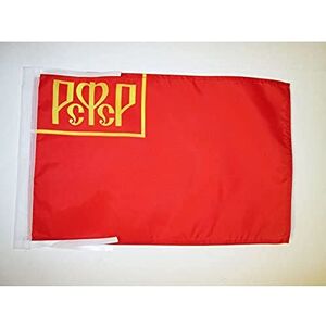 AZ FLAG Drapeau Russie RSFSR 1918-1925 45x30cm PAVILLON de la RSFSR en URSS 30 x 45 cm Haute qualité - Publicité