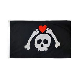 AZ FLAG Drapeau Pirate Micropose 150x90cm Drapeau Corsaire 90 x 150 cm Drapeaux - Publicité
