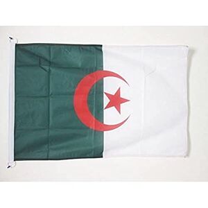 AZ FLAG Drapeau Algérie 90x60cm Drapeau algérien 60 x 90 cm Spécial Extérieur Drapeaux - Publicité