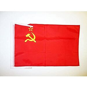 AZ FLAG Drapeau URSS 45x30cm PAVILLON Communiste Russie 30 x 45 cm Haute qualité - Publicité