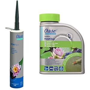 Oase 57148 UniFix + Colle-Mastic & 50552 AquaActiv PondClear pour Bassin 500 ml - Publicité