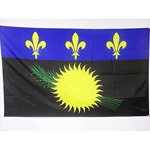 AZ FLAG Drapeau Guadeloupe 150x90 cm Drapeau Guadeloupéen France 100% Polyester avec Fourreau et cordelette Pavillon 110 g - Publicité