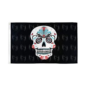 AZ FLAG Drapeau Pirate Catrin Men 150x90cm Drapeau du dia de Los Muertos 90 x 150 cm Drapeaux - Publicité