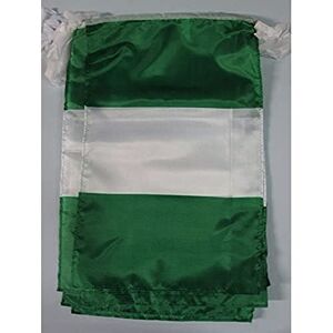 AZ FLAG Guirlande 12 mètres 20 Drapeaux Nigéria 45x30 cm Drapeau nigérian 30 x 45 cm - Publicité