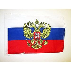 AZ FLAG Drapeau Russie avec Aigle 45x30cm PAVILLON Russe 30 x 45 cm Haute qualité - Publicité