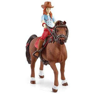 Schleich 42539 Cavalière Hannah et Cayenne, dès 5 Ans, Horse Club Coffret, 15,1 x 7,9 x 18 cm - Publicité