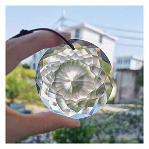 PAVTEC Prismes et kaléidoscopes Lustre à Prisme en Cristal de 76MM Pendentif Suspendu Jardin à la Maison Kits d'optique pour Classe de Sciences (Color : Transparent, Size : 60mm) - Publicité