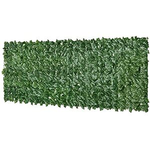 ZHEYANG Haie Artificielle, créraction Artificielle de clôture Ivy, Ivy Qui Laisse la clôture fondu UV protégé pour Le décor de Jardin en Plein air, la fête, Le Mariage(Size:0.5x1m/1.64x3.28ft) - Publicité