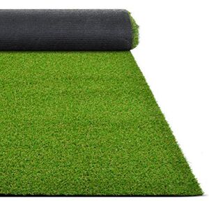 Floordirekt Gazon artificiel Riviera      Tapis de pelouse en plastique pour balcon, terrasse et jardin   Vert   Hauteur: 14 mm – 100 x 200 cm - Publicité