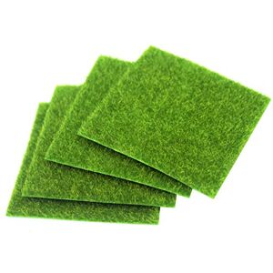 FineInno 4 Feuilles Gazon Synthetique Artificial Grass Gazon Artificiel Fake Turf Mat Faux Herbe Pelouse Synthetique Tapis Micro Ornement Paysage - Publicité