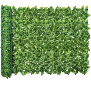 SPeesy Haie Artificielle Brise-Vue Décoration Rouleau, Artificielle Clôture Feuillage Balcon Protection, Anti-UV Lierre Confidentialité Brise pour Balcon, Terrasse, Jardin (Color : 3, Size : 0.5x300cm) - Publicité