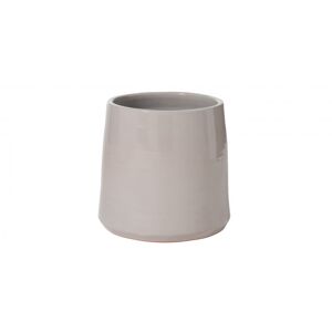 LANADECO Cache-pot ceramique gris H27cm