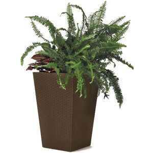 KETER RATTAN PLANTER M 55,4L Pot moyen, 38,5 x 57 cm, marron 17192301