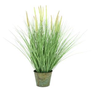 EUROPALMS Gazon fleuri ornemental, artificiel, 70cm - Herbes