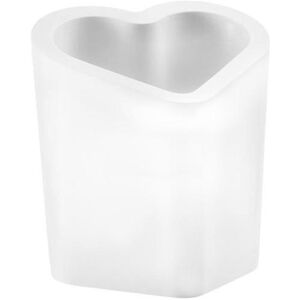 SLIDE vase lumineux MON AMOUR POT LIGHT (Blanc - Polyethylene)