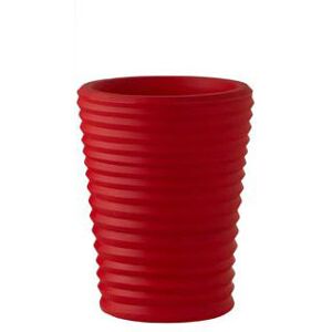 SLIDE vase S-POT (Rouge H 50 - Polyéthylène)