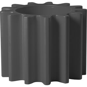 SLIDE vase GEAR POT (Gris elephant - Polyethylene)